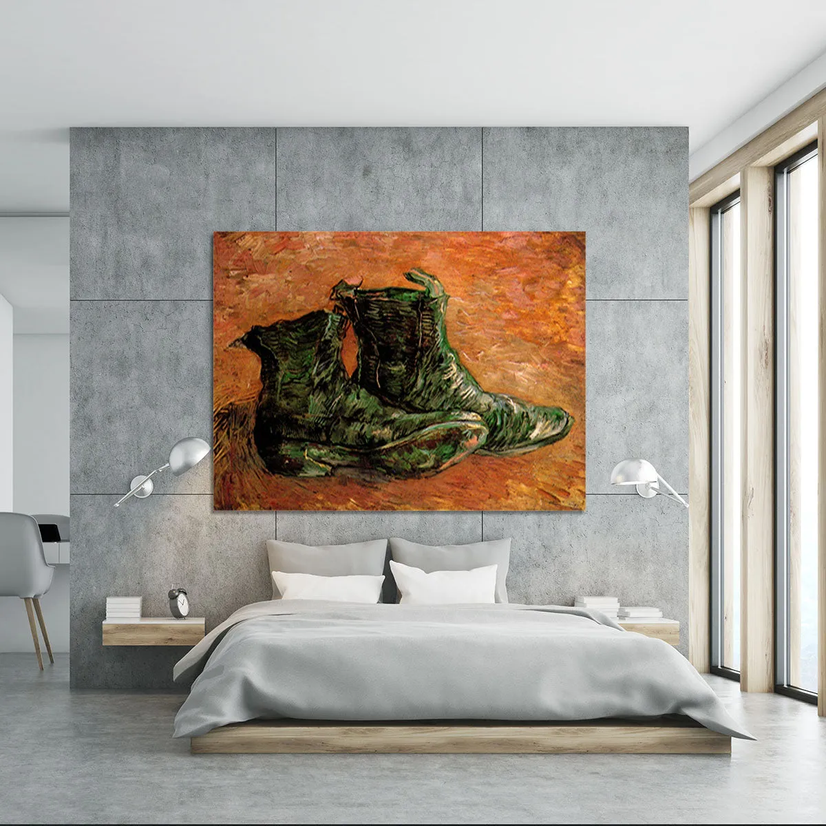 A Pair of Shoes by Van Gogh Canvas Print or Poster