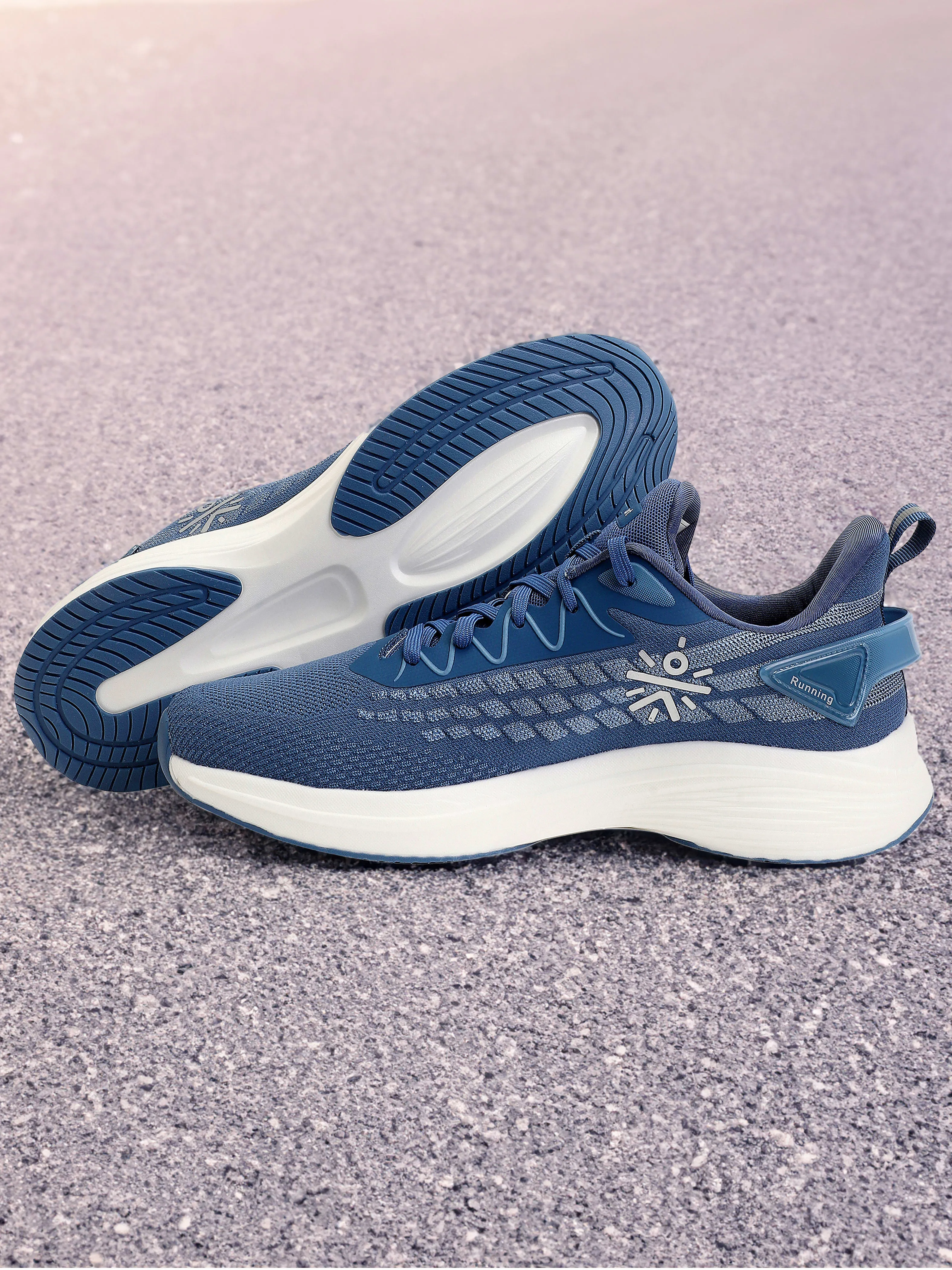Active Men Running Shoes - Dusky Blue