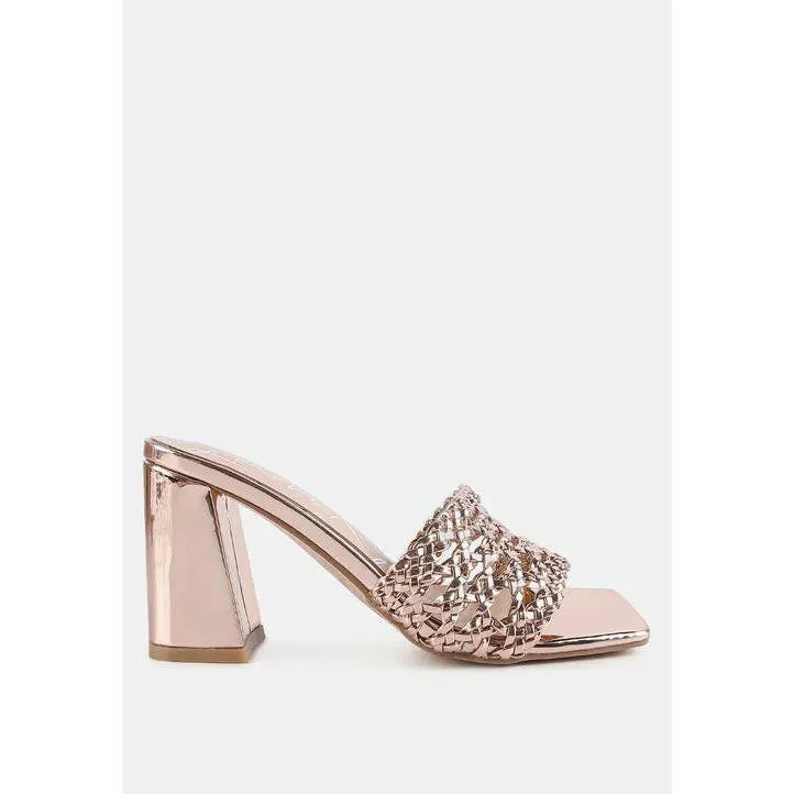 Adorbs Braided Straps Slip on Sandals
