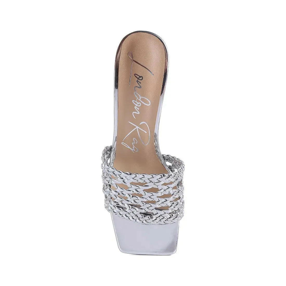 Adorbs Braided Straps Slip on Sandals
