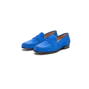 Blue Suede Loafers