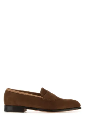 Brown suede Piccadilly loafers