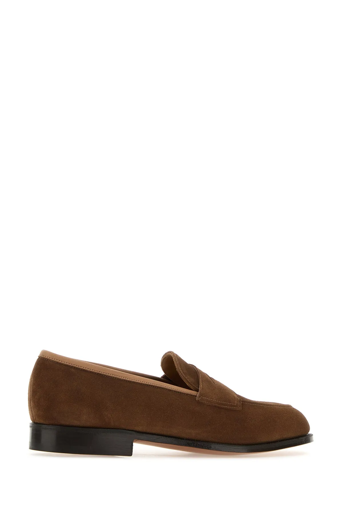 Brown suede Piccadilly loafers