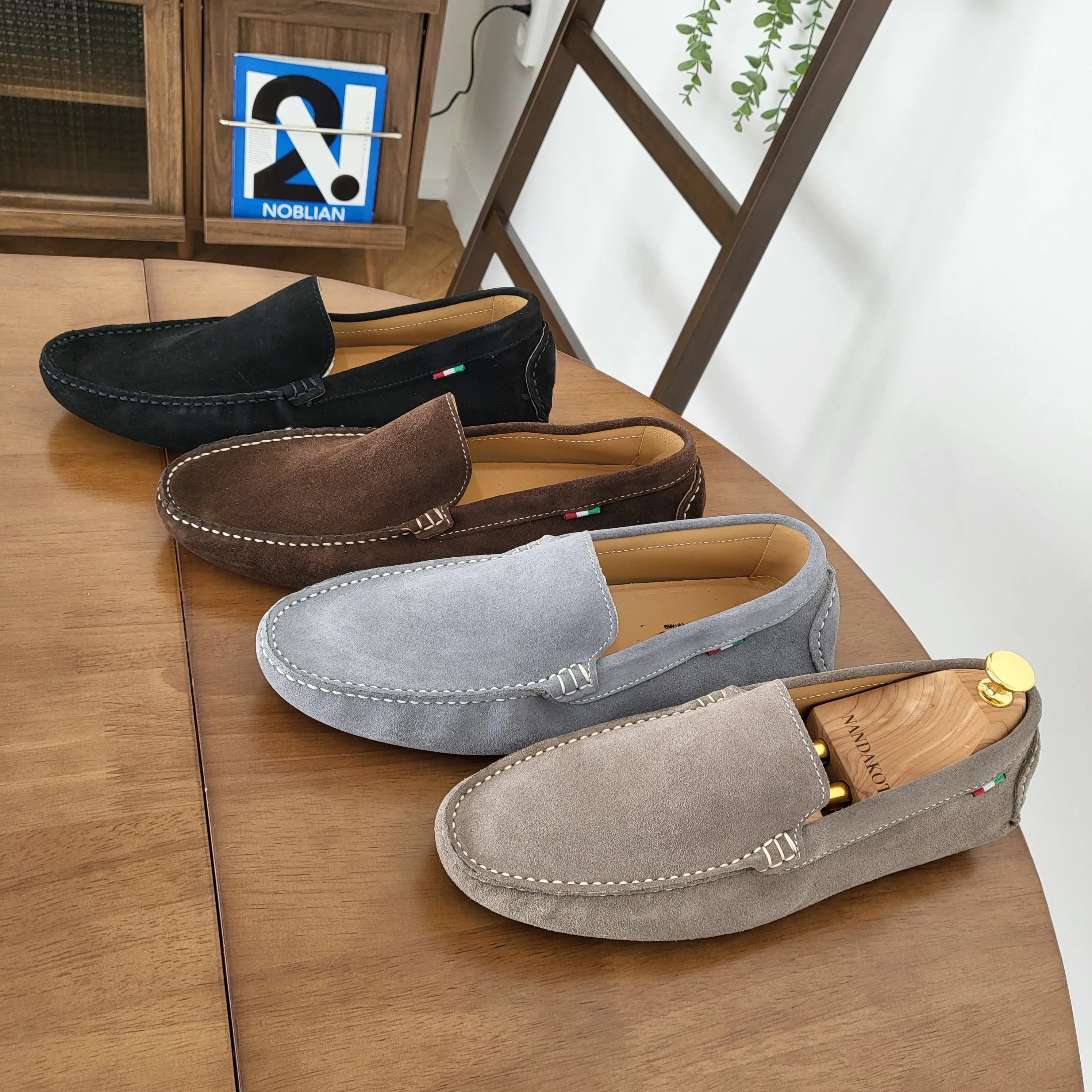 Carro Positano 200 Mens Premium Italian handmade suede loafers