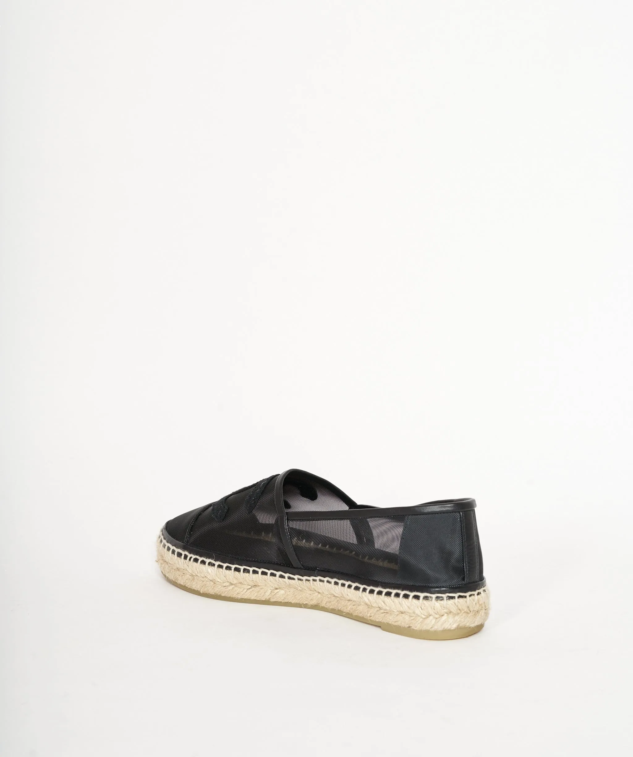 Chanel Black Espadrilles Size 40