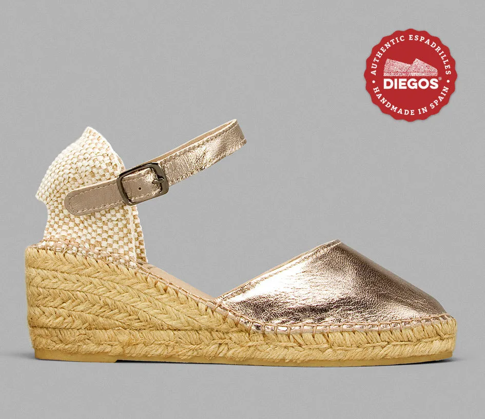 Gold leather Carmen