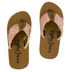 Gypsy Jazz blush flip flop