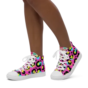 high top canvas shoes