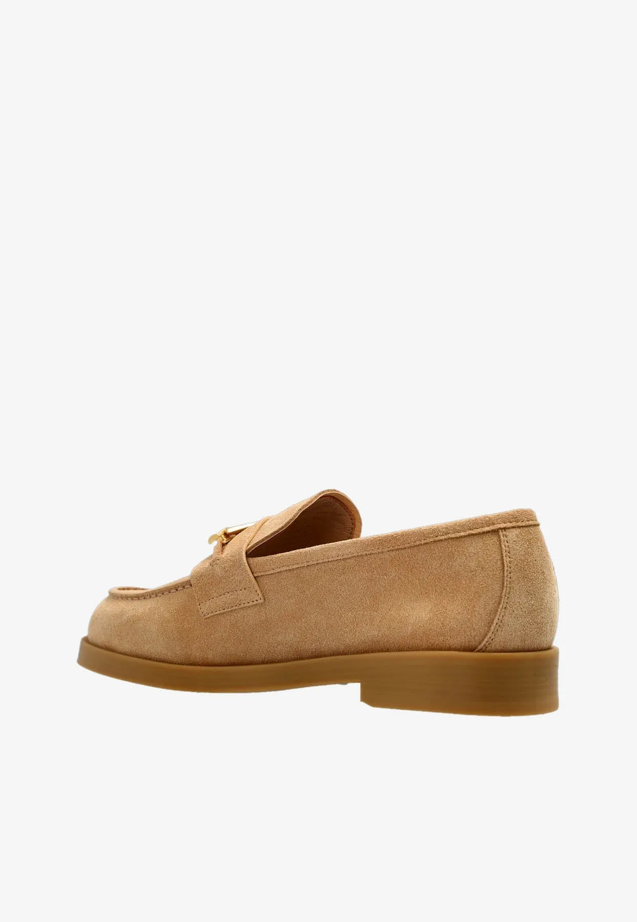Maddie Diamond Suede Loafers
