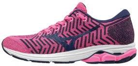 Mizuno Women's Waveknit R2 Running Athletic Shoes Pink Navy Blue Size 12