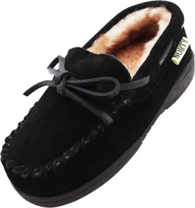 NORTY Big Kids 4-6 Black Slippers 16976