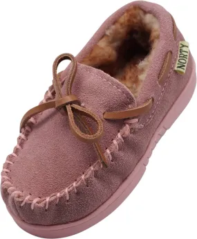 NORTY Girls 11-3 Baby Pink Slippers 16965