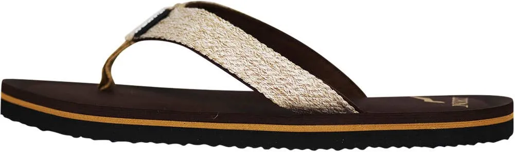 Norty WOMENS 5-10 SANDAL FLIP FLOP KHAKI BROWN