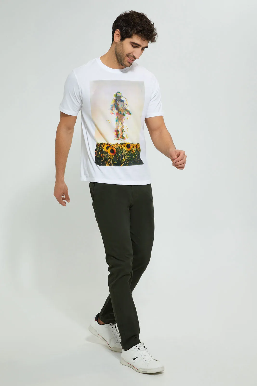 Olive Chino Trouser