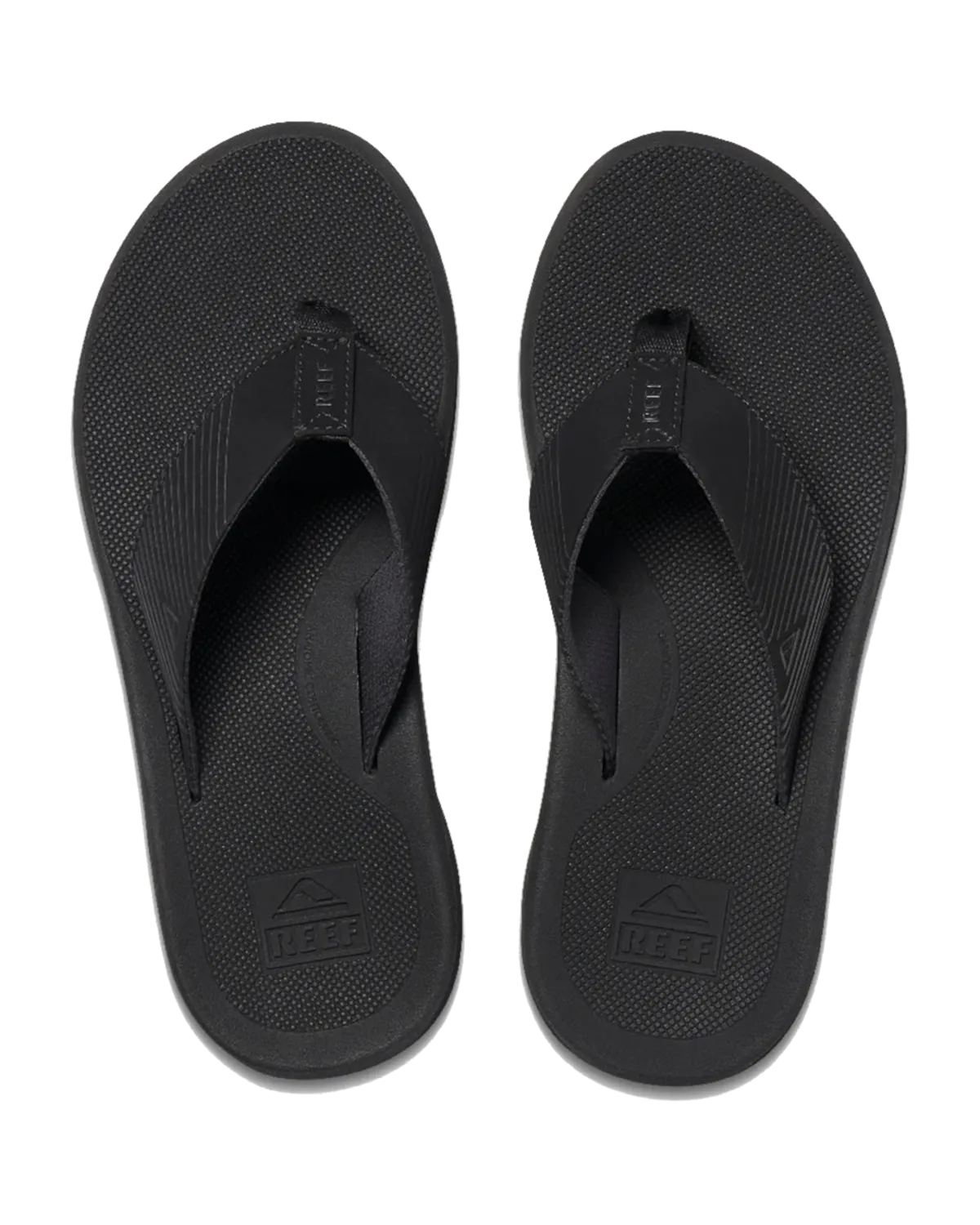 Phantom II Flip Flops in Black & Black