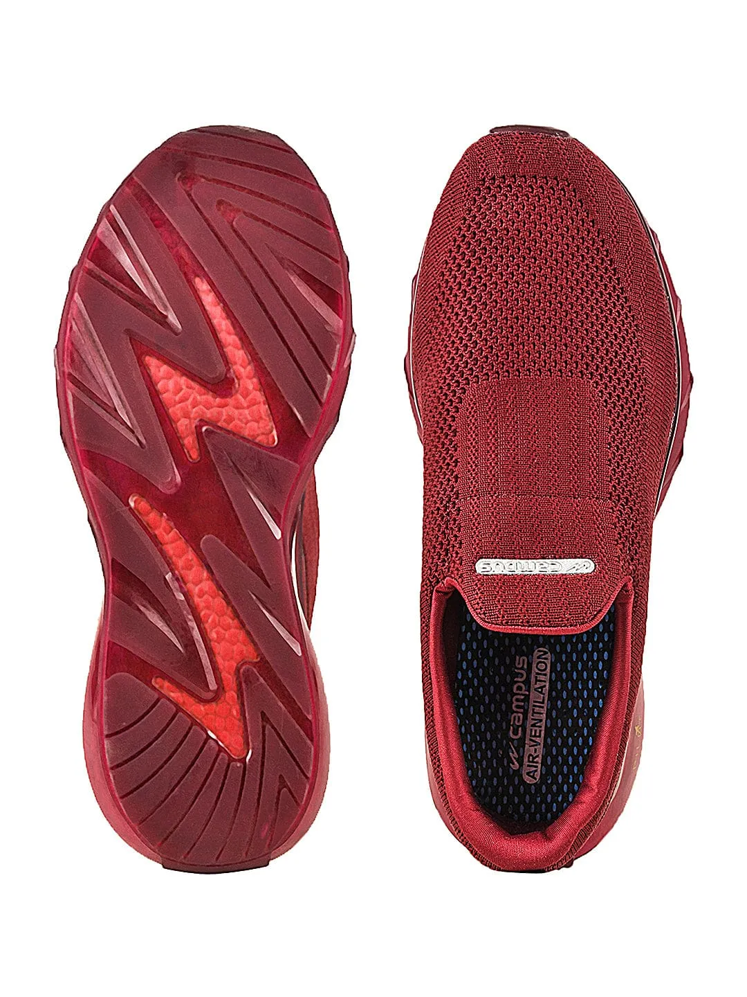 PILOT PRO Burgundy Men's Walking Shoes