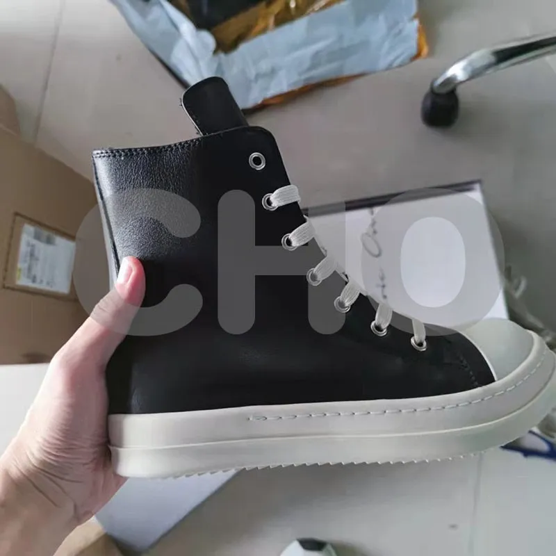 Rick Men Ripped Denim Boots