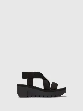 Sling-Back Sandals YABI922FLY BLACK