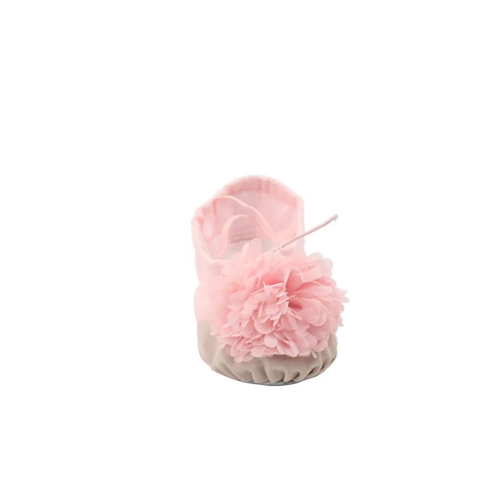 Woman's Canvas Ballet Dancing Shoes with Flower