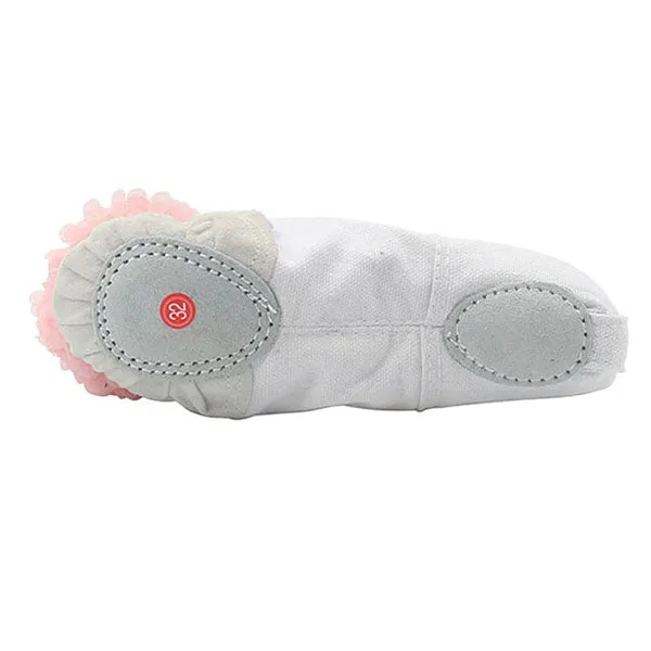 Woman's Canvas Ballet Dancing Shoes with Flower