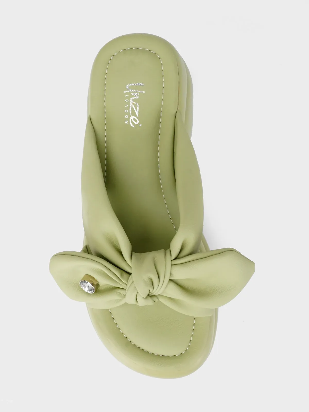 Womens "ARTIZ" Platform Sole Slippers