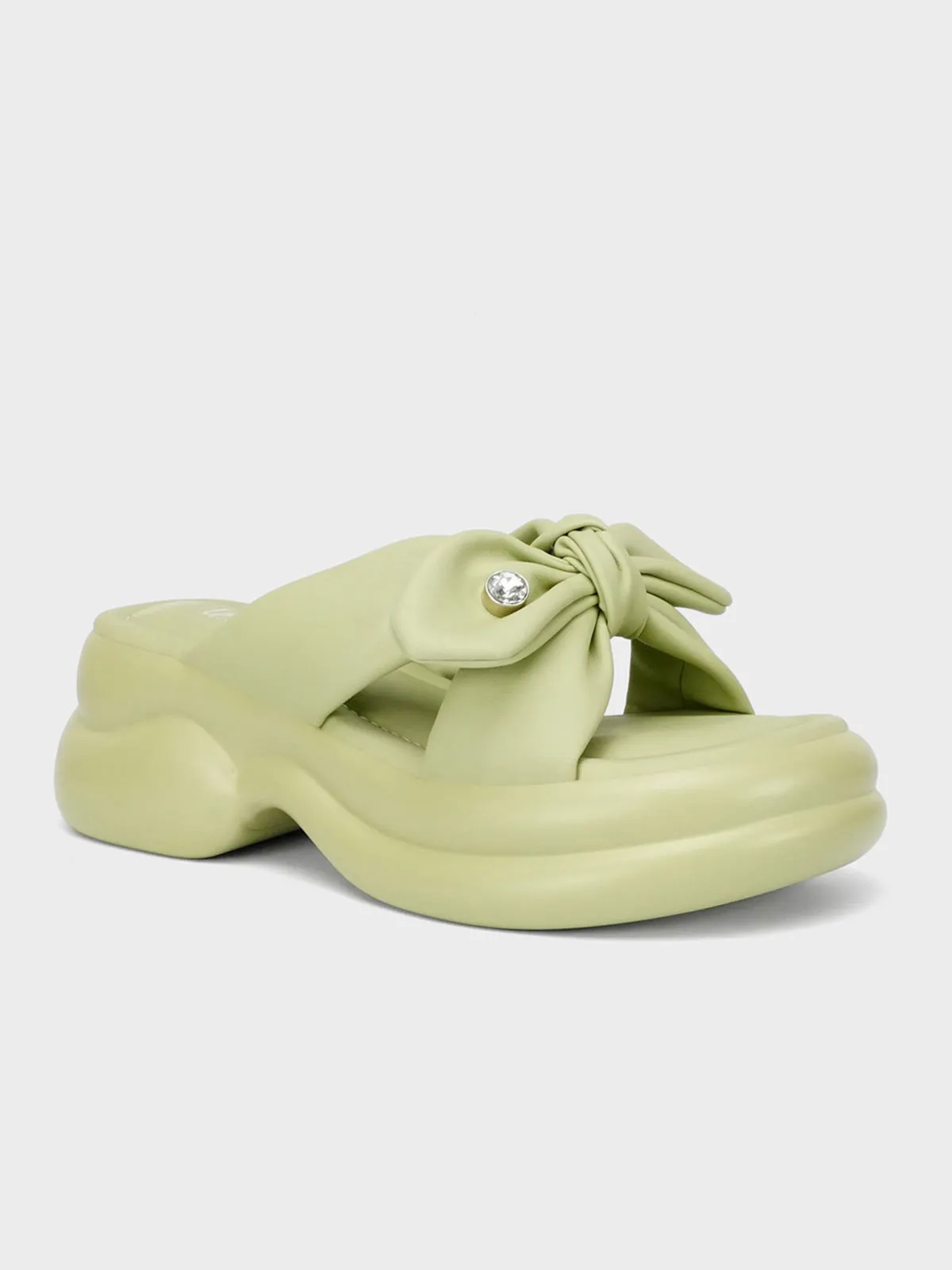 Womens "ARTIZ" Platform Sole Slippers